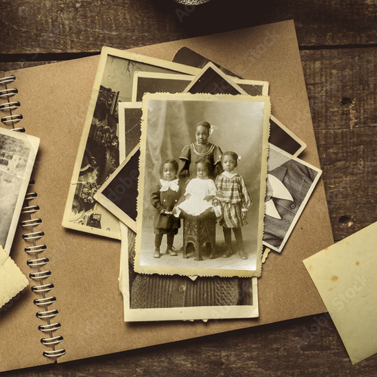 Photo Album with only pictures of children.